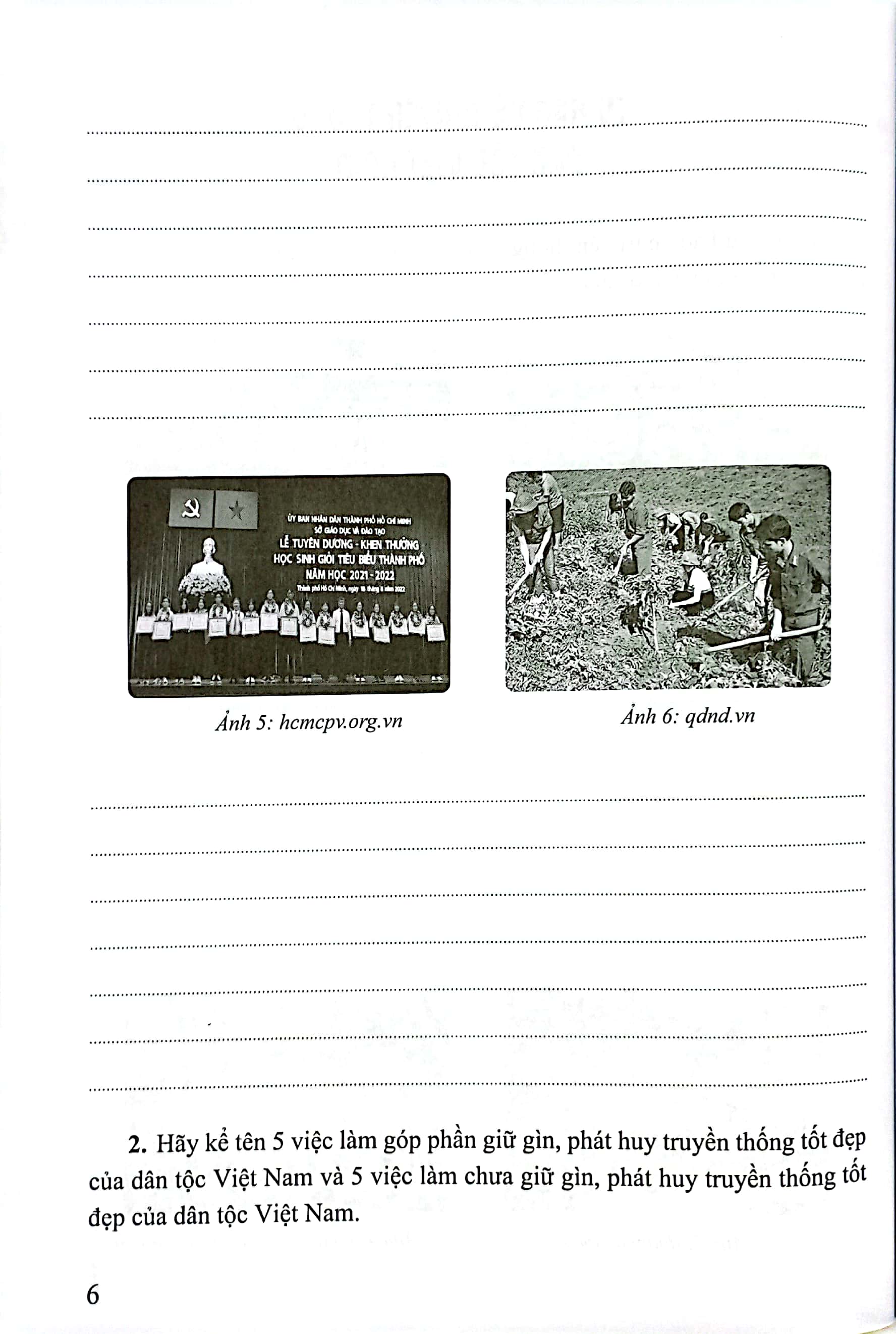 bộ vở bài tập giáo dục công dân 8 (cánh diều) (chuẩn) - Ảnh 5