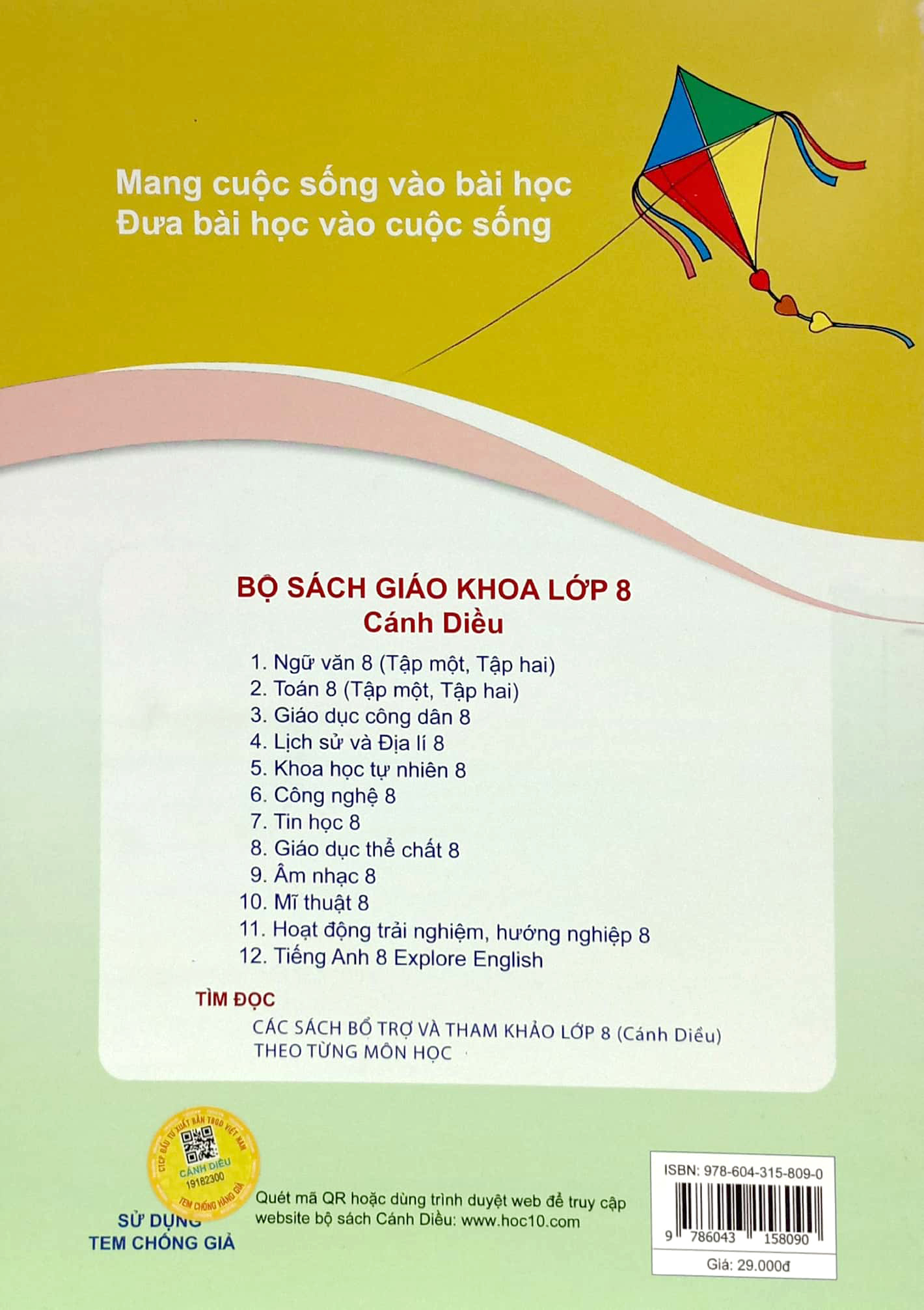 bộ vở bài tập giáo dục công dân 8 (cánh diều) (chuẩn) - Ảnh 6