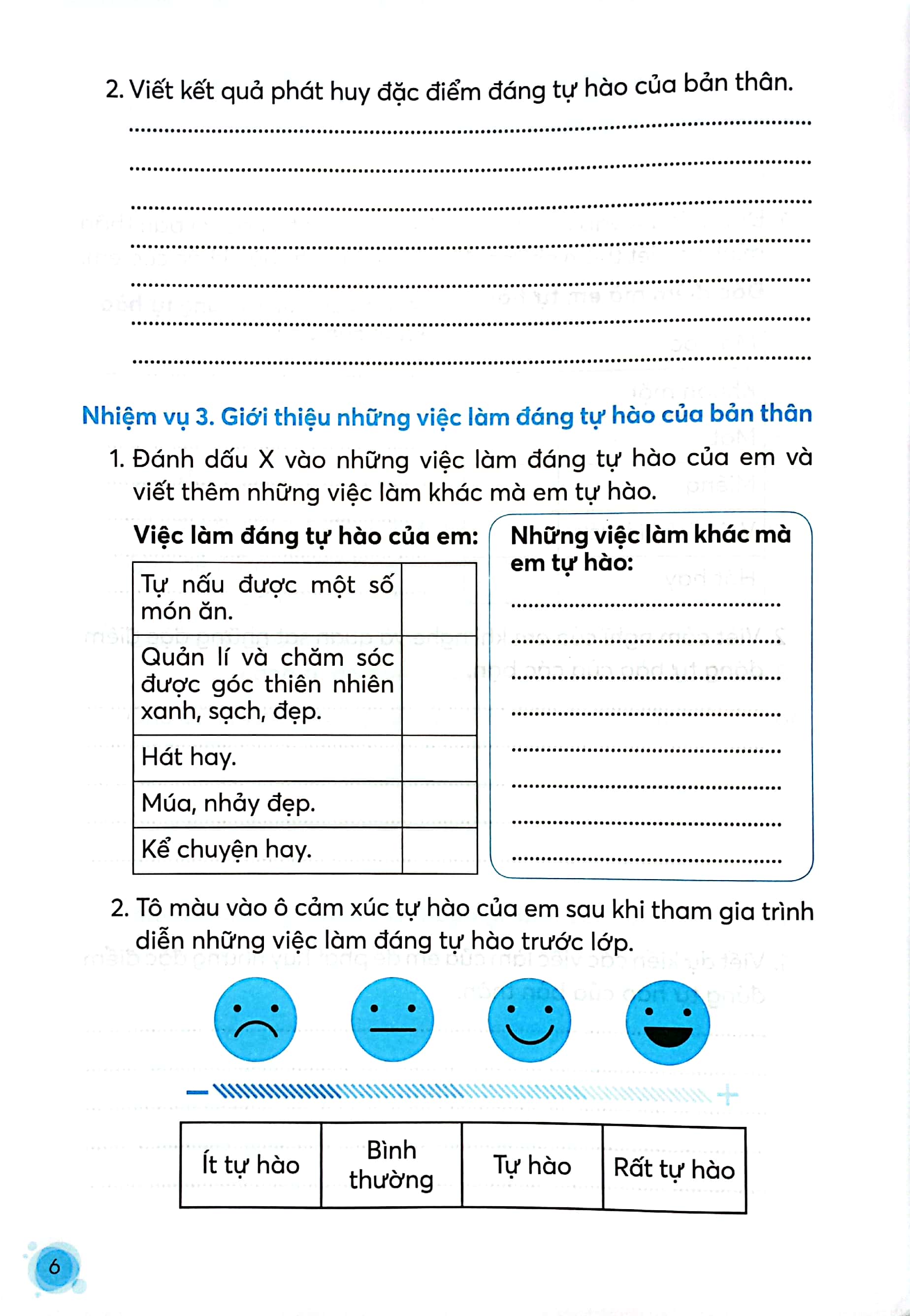 bộ vở bài tập hoạt động trải nghiệm 4 - bản 2 (chân trời) (chuẩn) - Ảnh 5