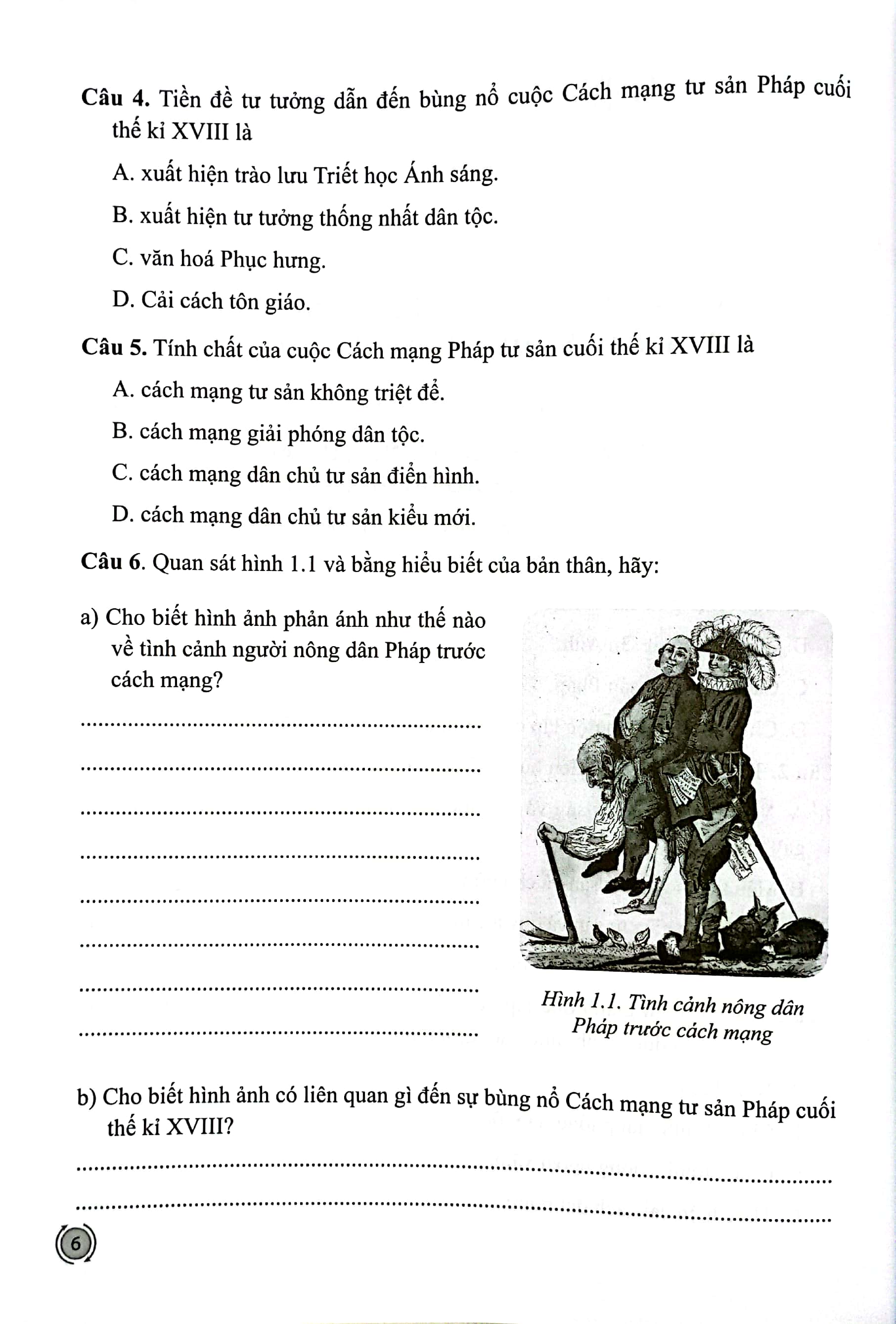 bộ vở bài tập lịch sử và địa lí 8 (cánh diều) (chuẩn) - Ảnh 5