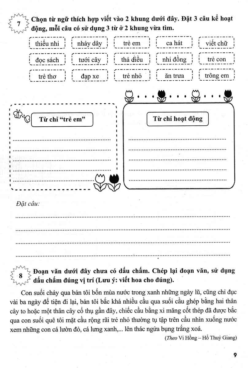 Bo
						
										
										Vo Bai Tap Nang Cao Tieng Viet 3 - Tap 1 (Bien Soan Theo Chuong Trinh Giao Duc Pho Thong Moi - Dinh Huong Phat Trien Nang Luc) - Ảnh 9