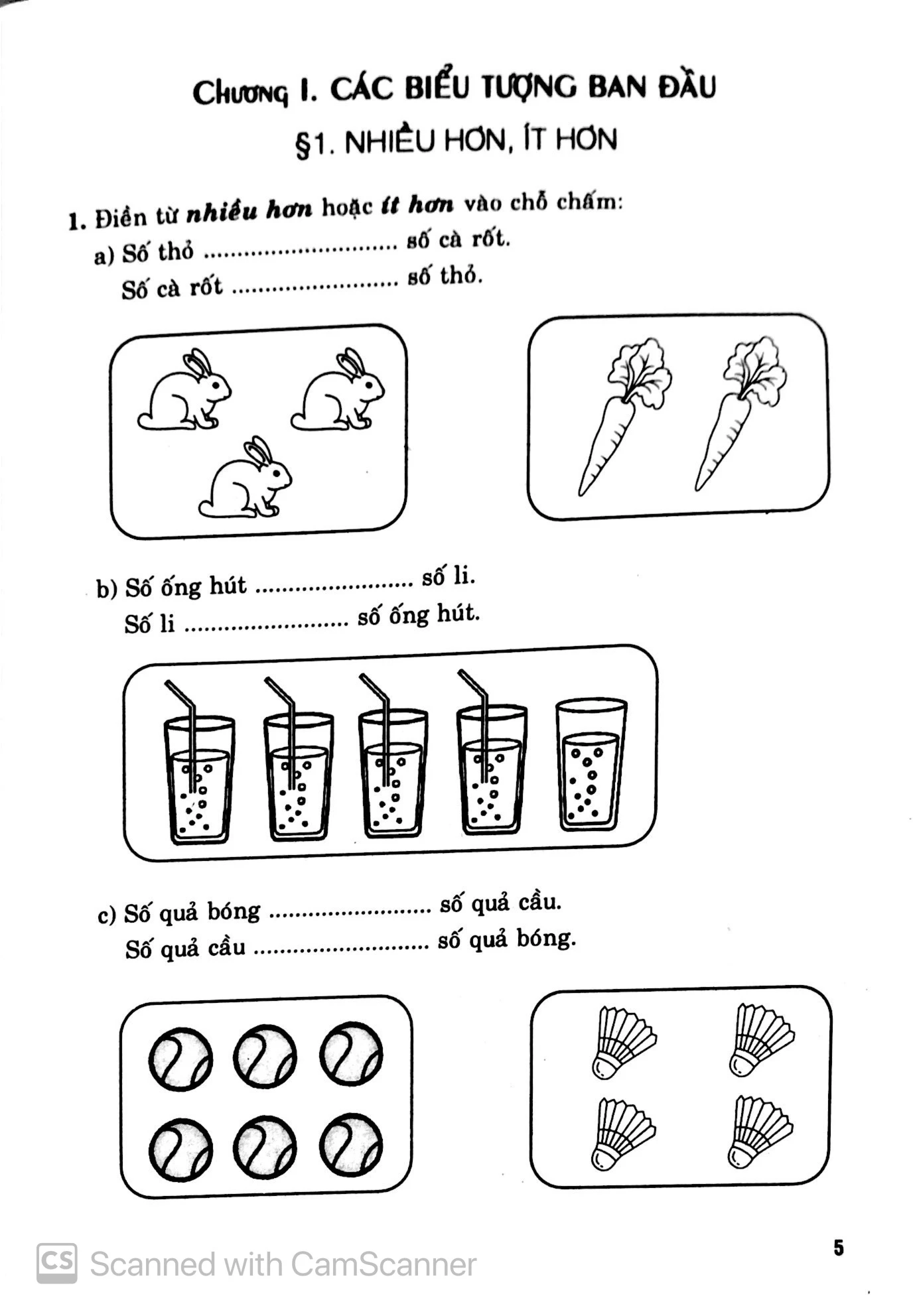 bộ vở bài tập nâng cao toán 1 - tập 1 - Ảnh 5