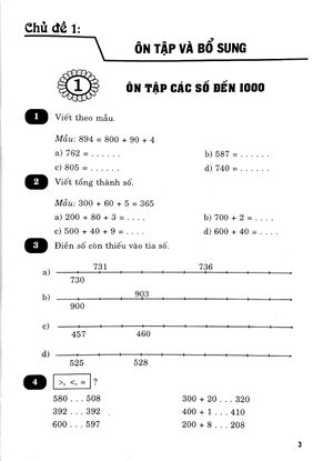 bộ vở bài tập nâng cao toán 3 - tập 1 (bám sát sgk chân trời sáng tạo) - Ảnh 4