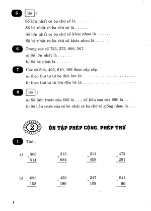 bộ vở bài tập nâng cao toán 3 - tập 1 (bám sát sgk chân trời sáng tạo) - Ảnh 5