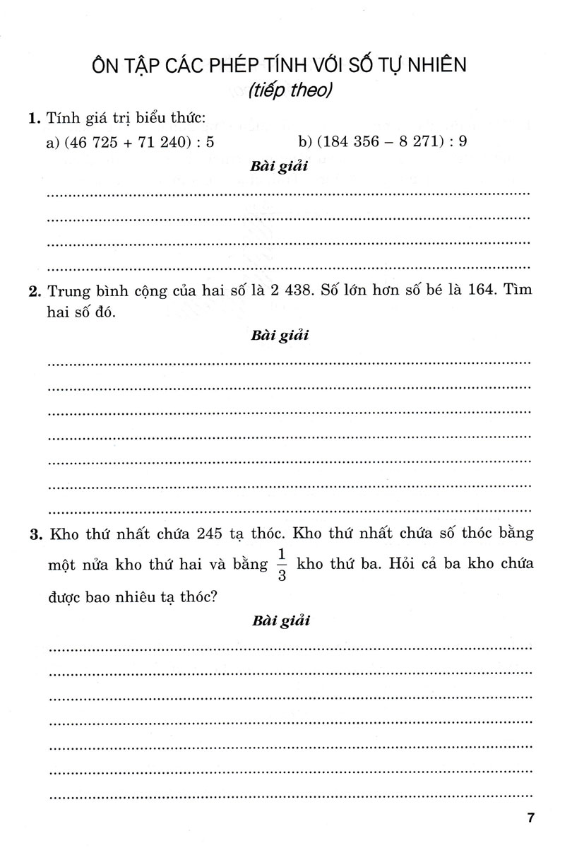 Bộ
Vở Bài Tập Nâng Cao Toán 5 - Tập 1 (Kết Nối) - Ảnh 7