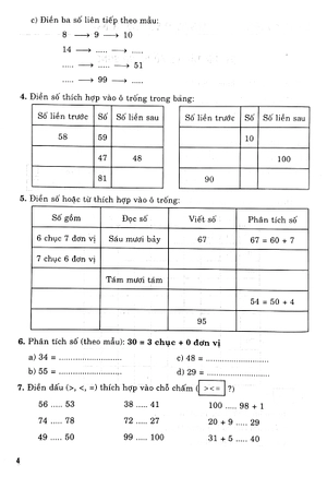 bộ vở bài tập nâng cao toán lớp 2 - tập 1 (biên soạn theo chương trình giáo dục phổ thông mới) - Ảnh 5