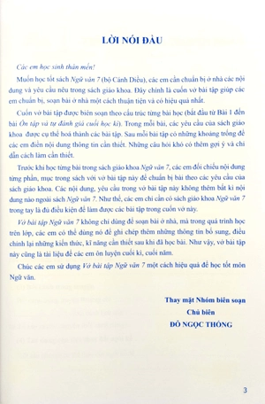 bộ vở bài tập ngữ văn 7 - tập 1 (cánh diều) - Ảnh 4