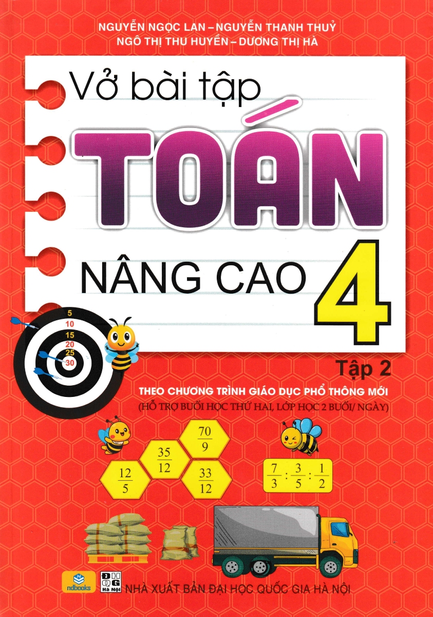 Bộ Vở Bài Tập Toán Nâng Cao 4 - Tập 2 (Theo Chương Trình GDPT Mới) - Ảnh 2