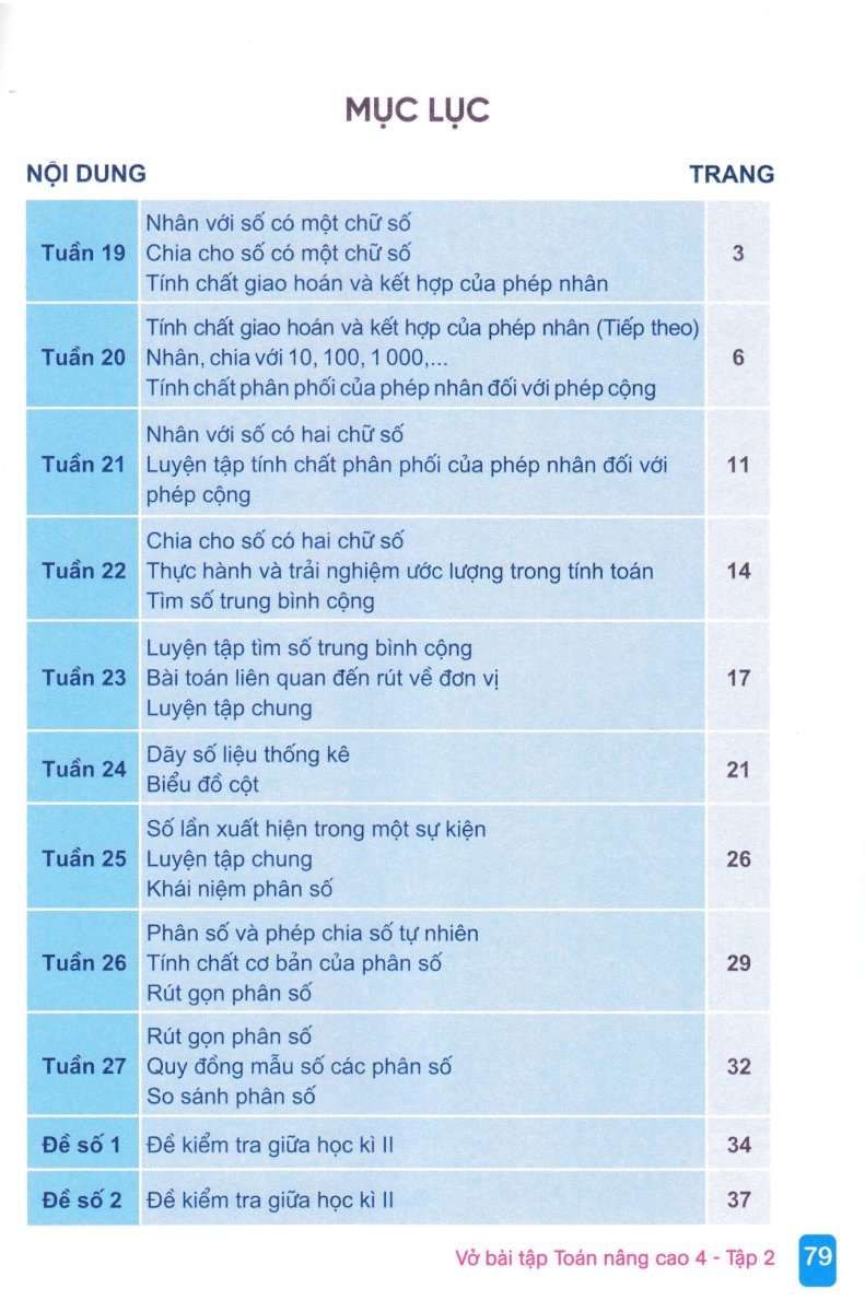 Bộ Vở Bài Tập Toán Nâng Cao 4 - Tập 2 (Theo Chương Trình GDPT Mới) - Ảnh 3