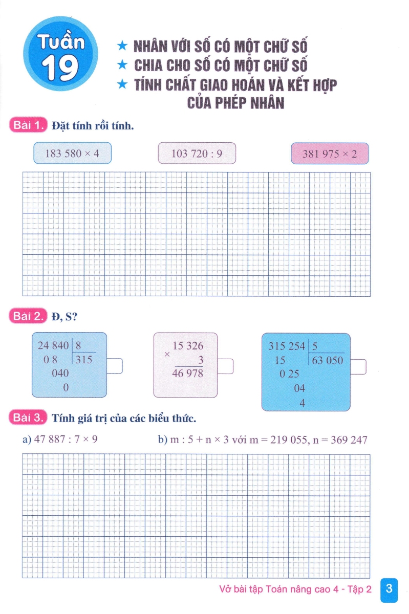 Bộ Vở Bài Tập Toán Nâng Cao 4 - Tập 2 (Theo Chương Trình GDPT Mới) - Ảnh 5