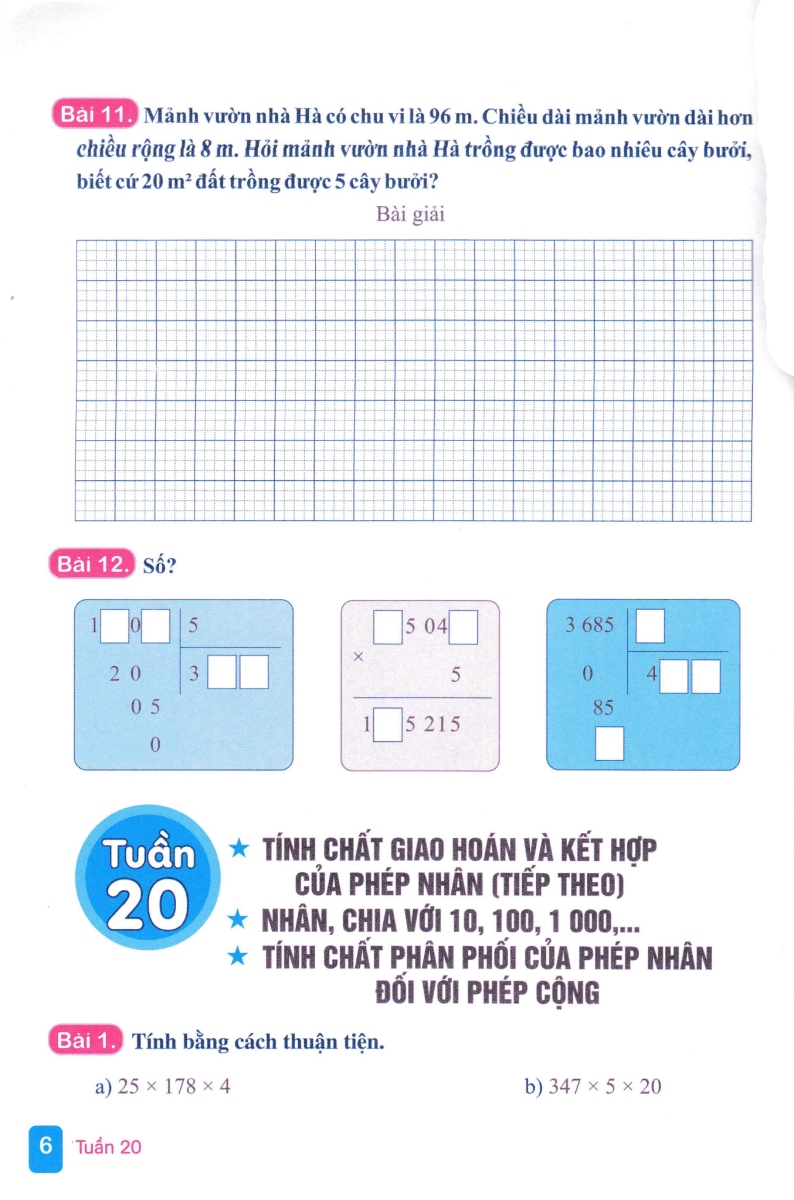 Bộ Vở Bài Tập Toán Nâng Cao 4 - Tập 2 (Theo Chương Trình GDPT Mới) - Ảnh 8