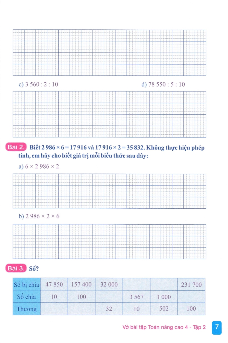 Bộ Vở Bài Tập Toán Nâng Cao 4 - Tập 2 (Theo Chương Trình GDPT Mới) - Ảnh 9