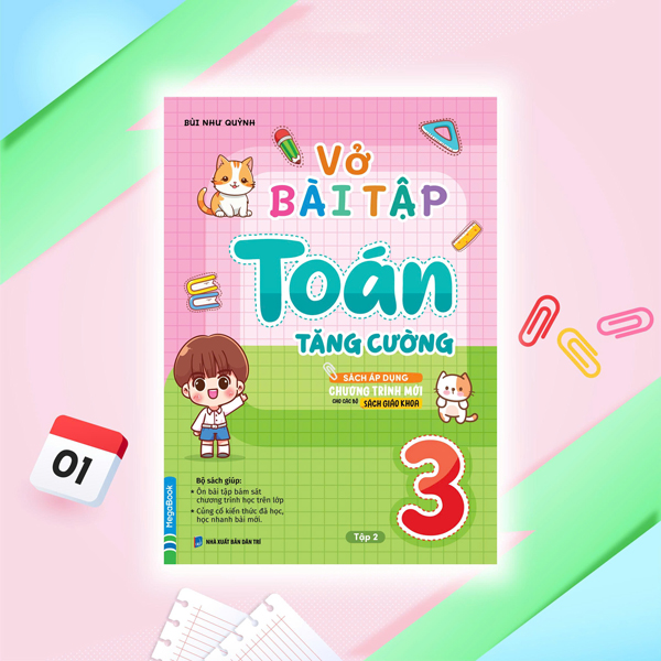 Bộ
						
										
										Vở Bài Tập Toán Tăng Cường 1 Tập 2 - Ảnh 20