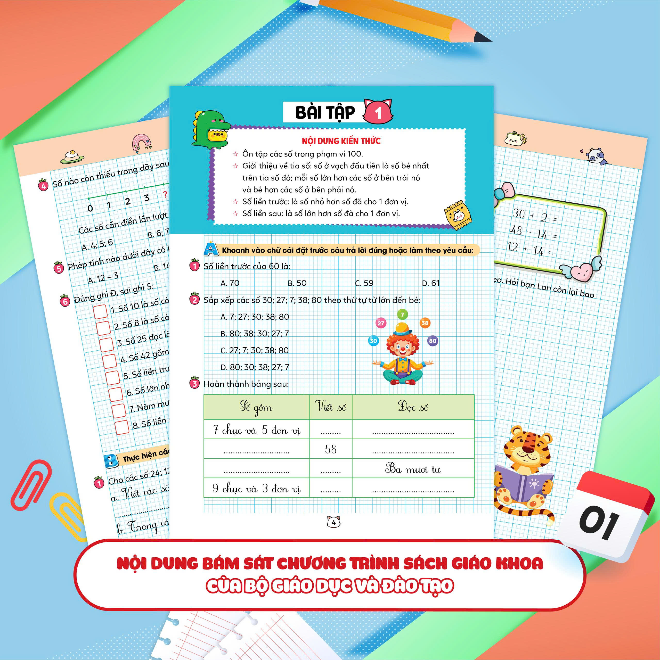 Bộ Vở Bài Tập Toán Tăng Cường 2 - Tập 1 - Ảnh 5