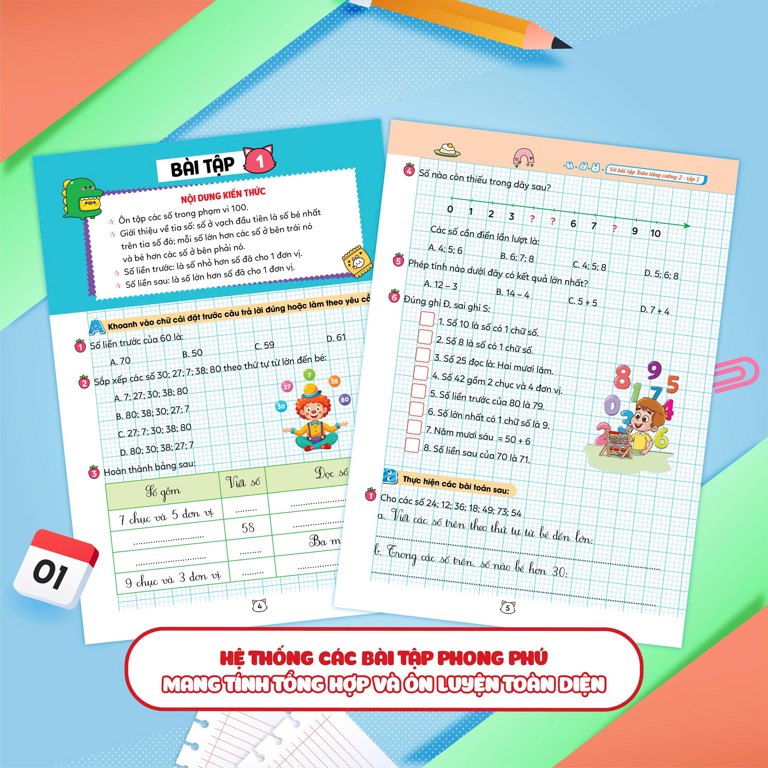 Bộ Vở Bài Tập Toán Tăng Cường 2 - Tập 1 - Ảnh 6
