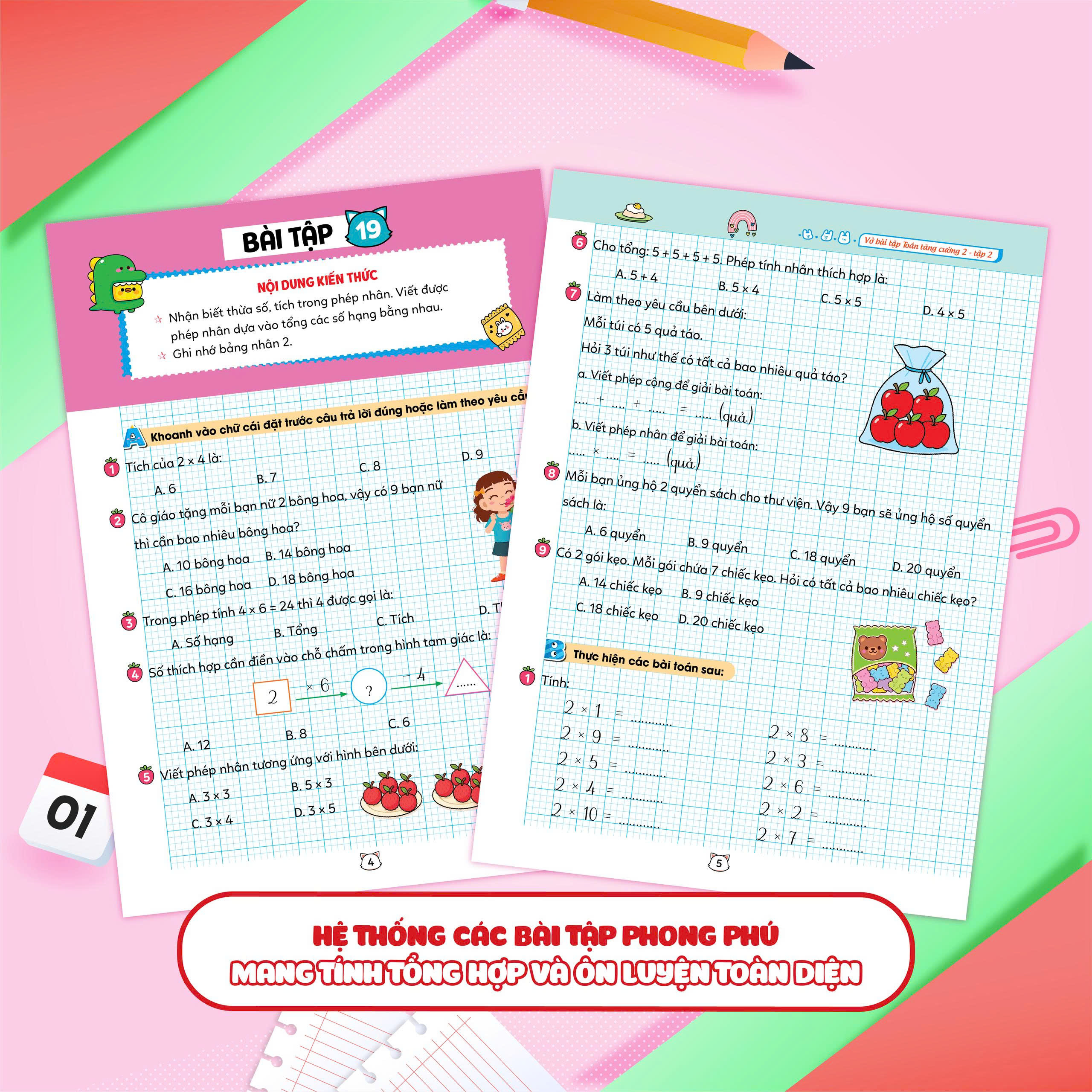 Bộ
						
										
										Vở Bài Tập Toán Tăng Cường 2 - Tập 2 - Ảnh 6