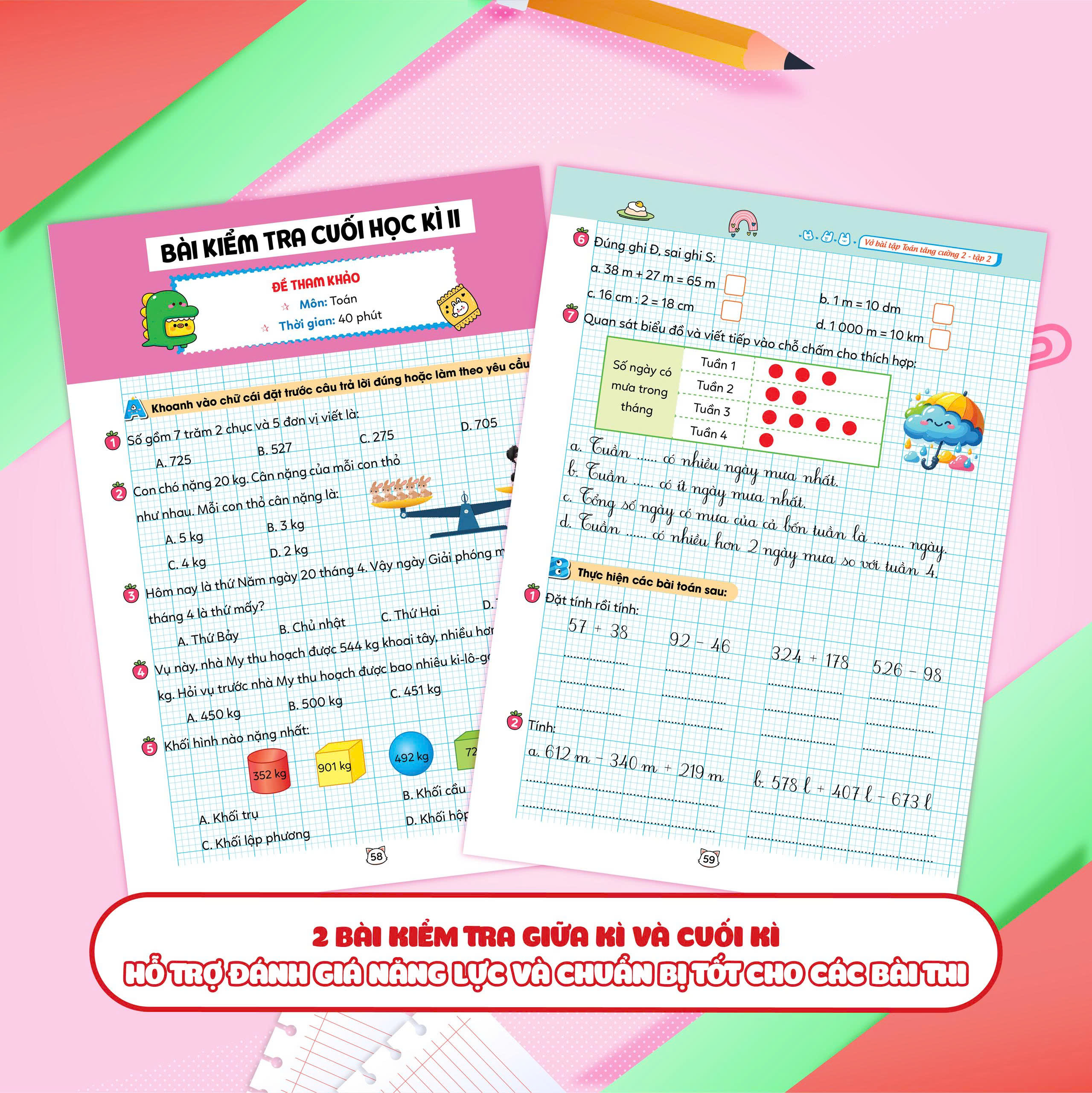 Bộ
						
										
										Vở Bài Tập Toán Tăng Cường 2 - Tập 2 - Ảnh 7