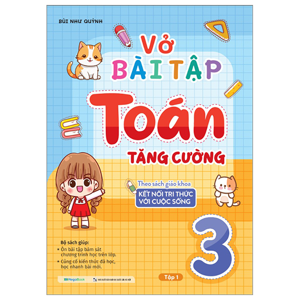 Bộ Vở Bài Tập Toán Tăng Cường 3 - Tập 1 (Theo Sách Giáo Khoa Kết Nối Tri Thức Với Cuộc Sống)