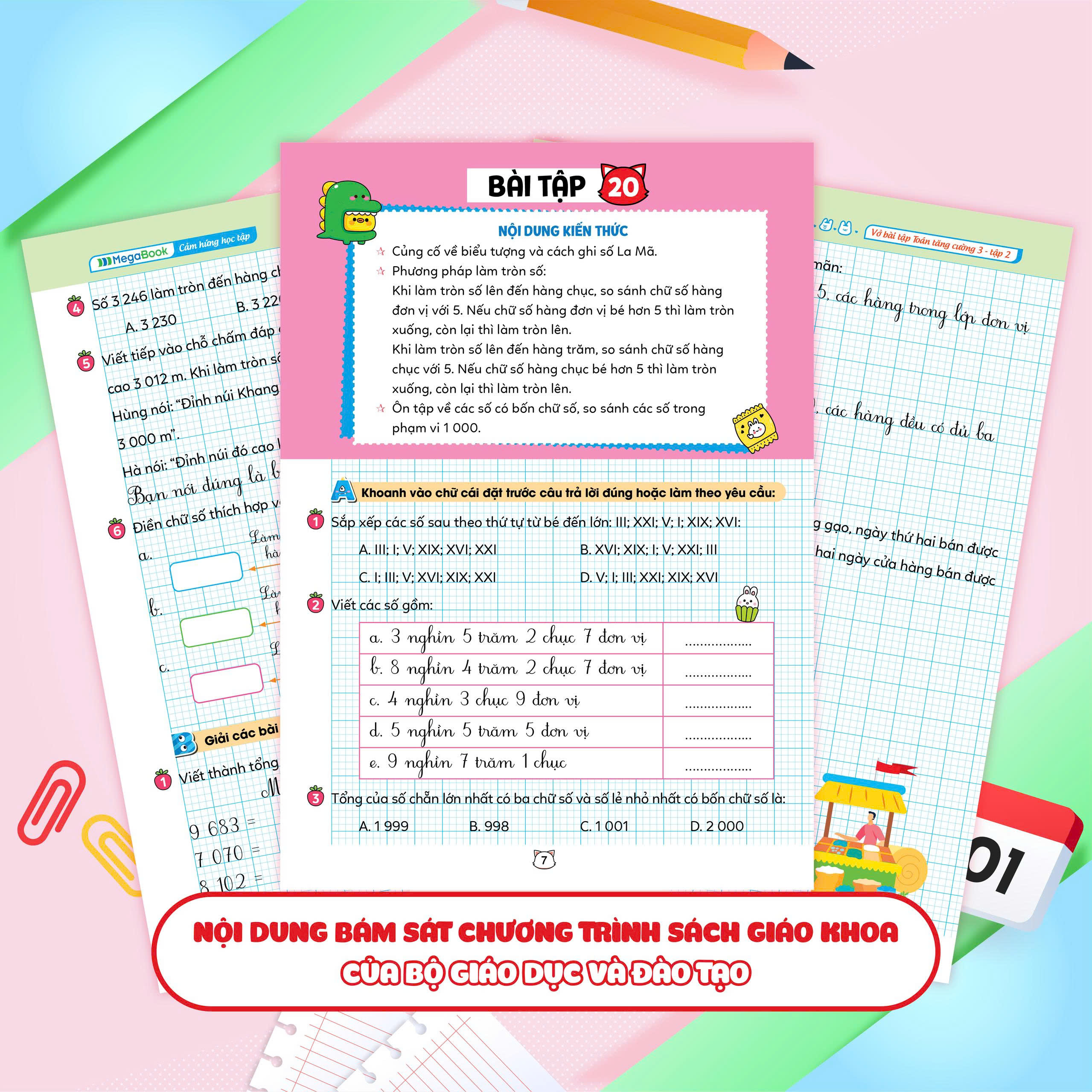 Bộ Vở Bài Tập Toán Tăng Cường 3 - Tập 2 - Ảnh 6