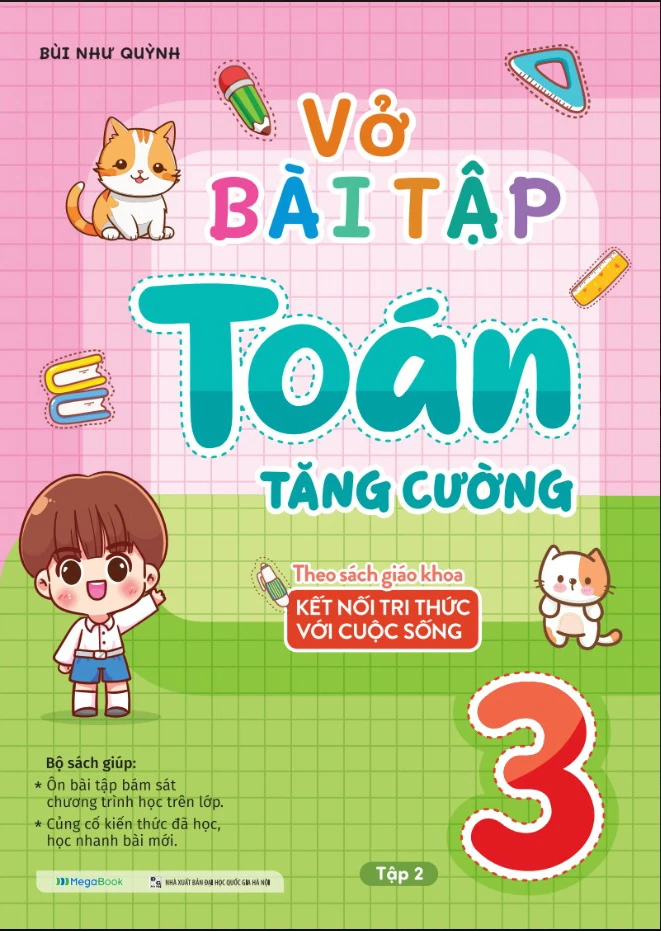 Bộ Vở Bài Tập Toán Tăng Cường 3 - Tập 2 (Theo Sách Giáo Khoa Kết Nối Tri Thức Với Cuộc Sống) - Ảnh 3