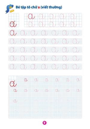 bộ vở bé làm quen với chữ cái - tập 1 (dành cho bé từ 5 - 6 tuổi) (tái bản) - Ảnh 10