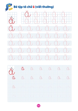 bộ vở bé làm quen với chữ cái - tập 1 (dành cho bé từ 5 - 6 tuổi) (tái bản) - Ảnh 12