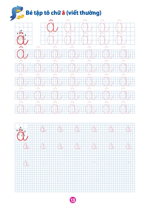 bộ vở bé làm quen với chữ cái - tập 1 (dành cho bé từ 5 - 6 tuổi) (tái bản) - Ảnh 14