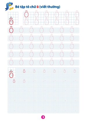 bộ vở bé làm quen với chữ cái - tập 1 (dành cho bé từ 5 - 6 tuổi) (tái bản) - Ảnh 6