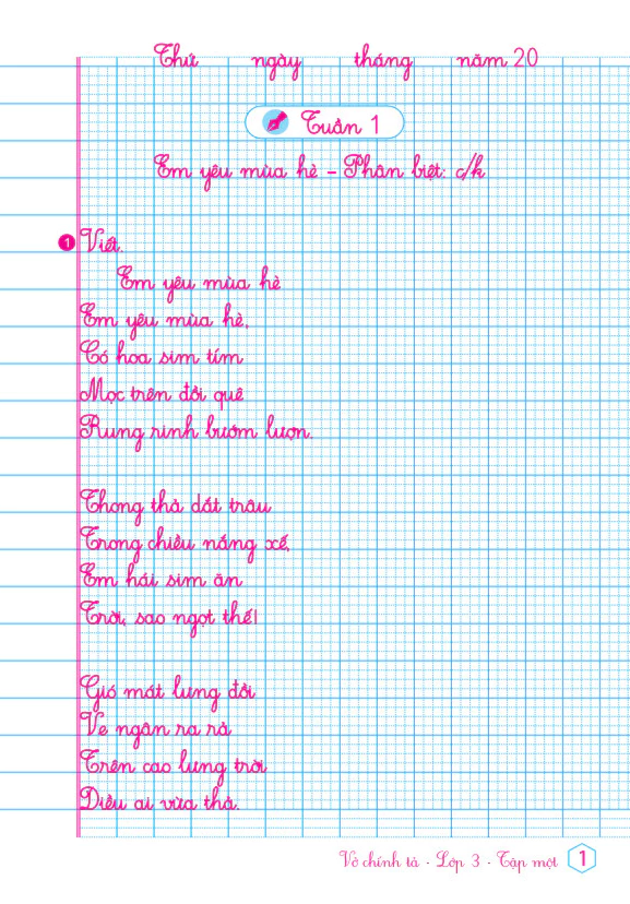 Bộ Vở Chính Tả 3 - Tập 2 - Ảnh 3