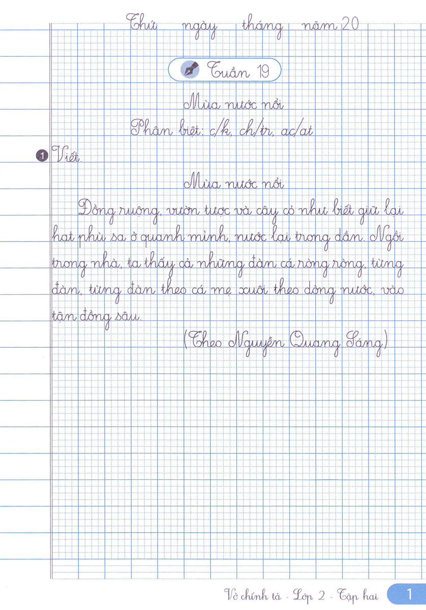 bộ vở chính tả - lớp 2 - tập 2 (biên soạn theo chương trình giáo dục phổ thông mới) - Ảnh 4