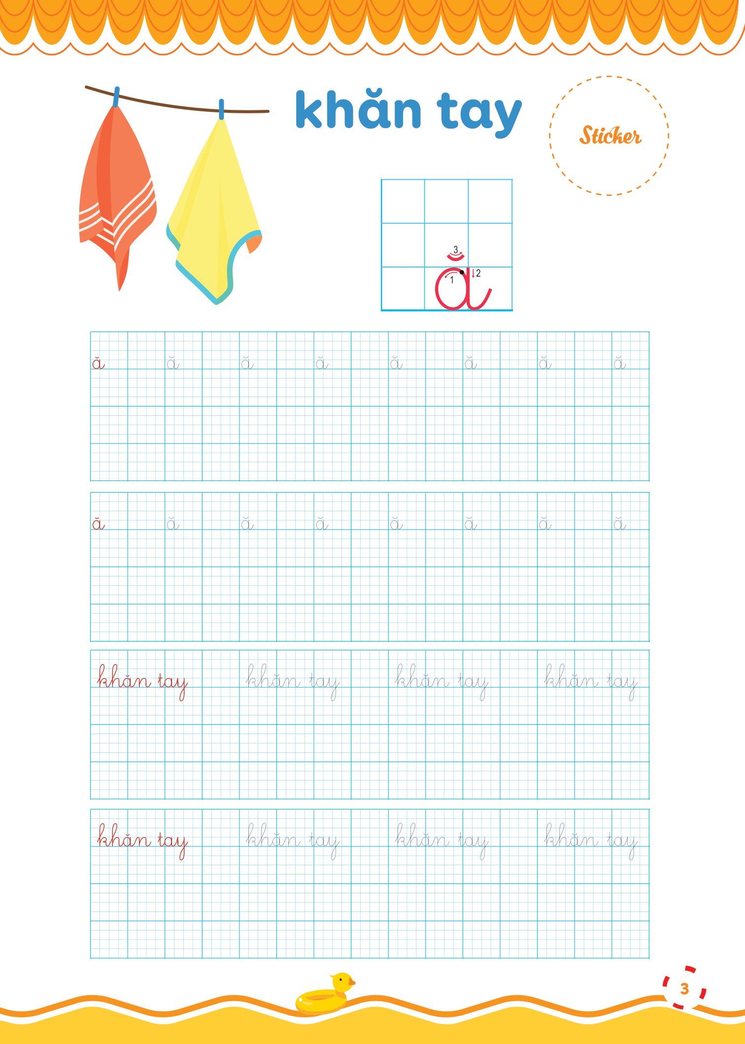 bộ vở luyện viết - hạ cỡ chữ - chữ 1 ô li nhỏ - quyển 2: chữ thường - Ảnh 4