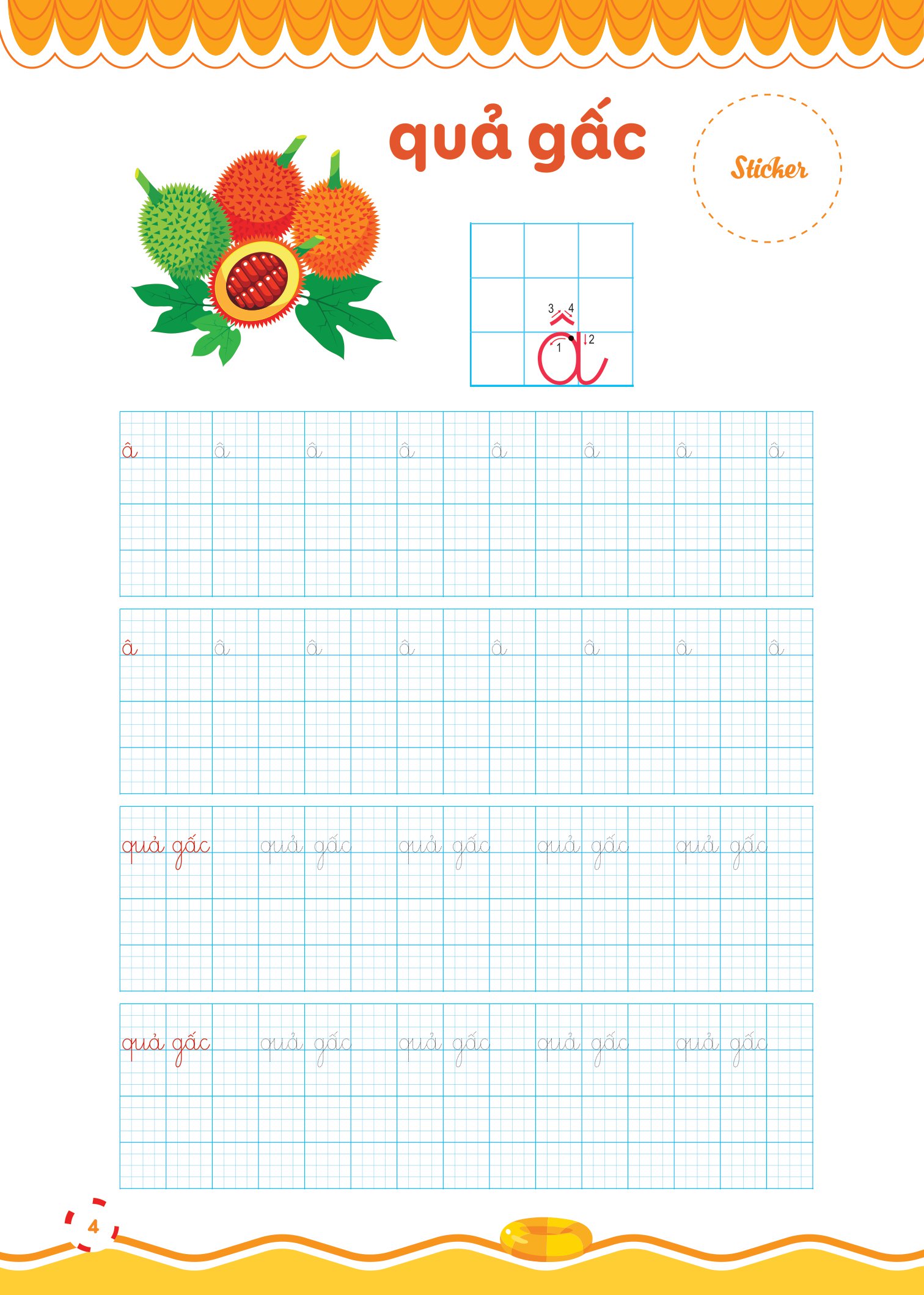 bộ vở luyện viết - hạ cỡ chữ - chữ 1 ô li nhỏ - quyển 2: chữ thường - Ảnh 5