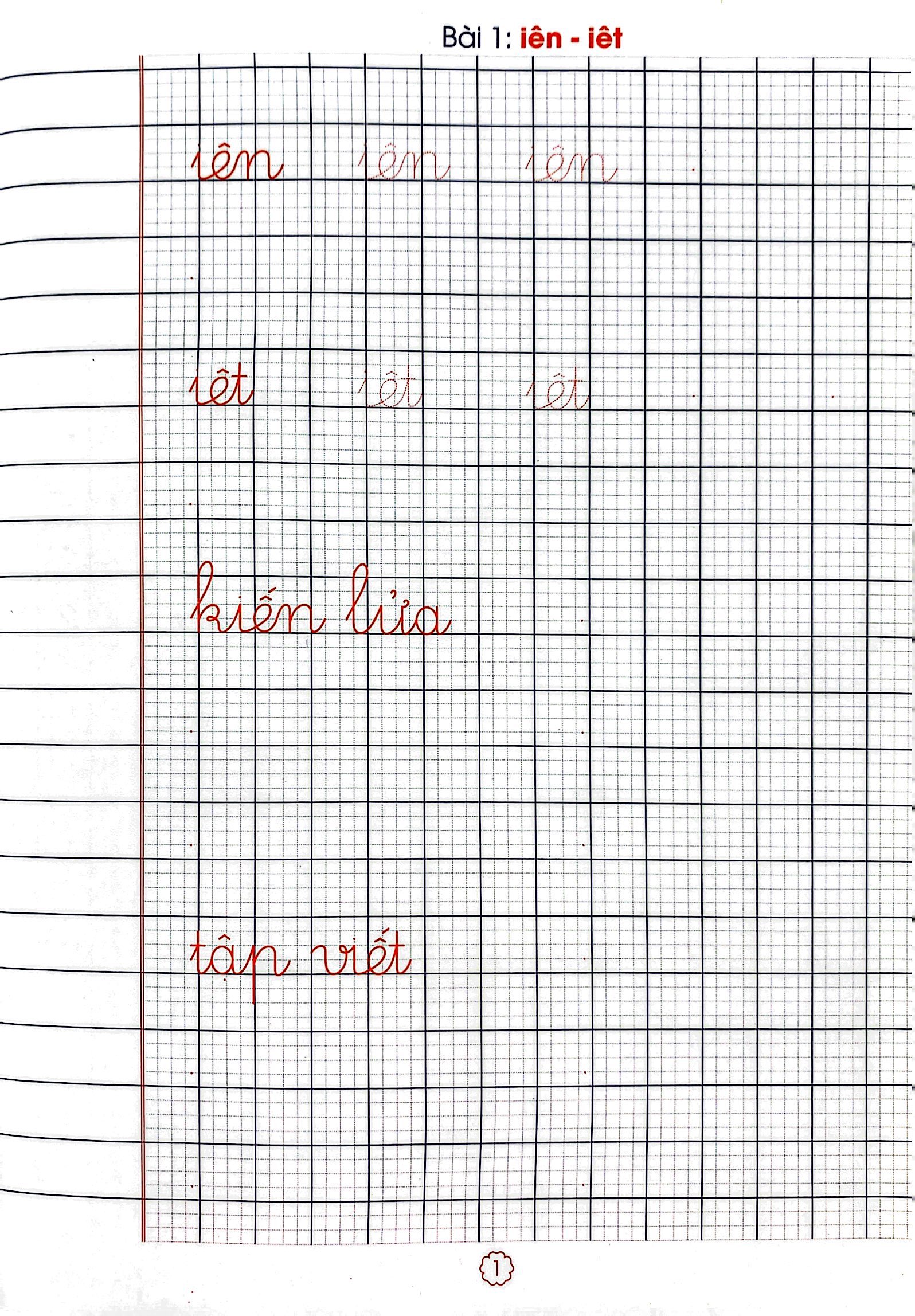 bộ vở luyện viết lớp 1 - quyển 3 (cánh diều) - Ảnh 3