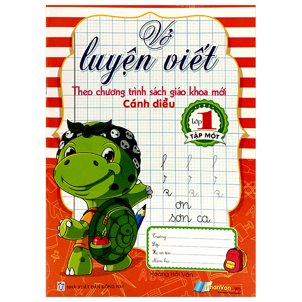 Bộ Vở Luyện Viết Lớp 1 - Tập 1 (Theo Chương Trình SGK Mới Cánh Diều)