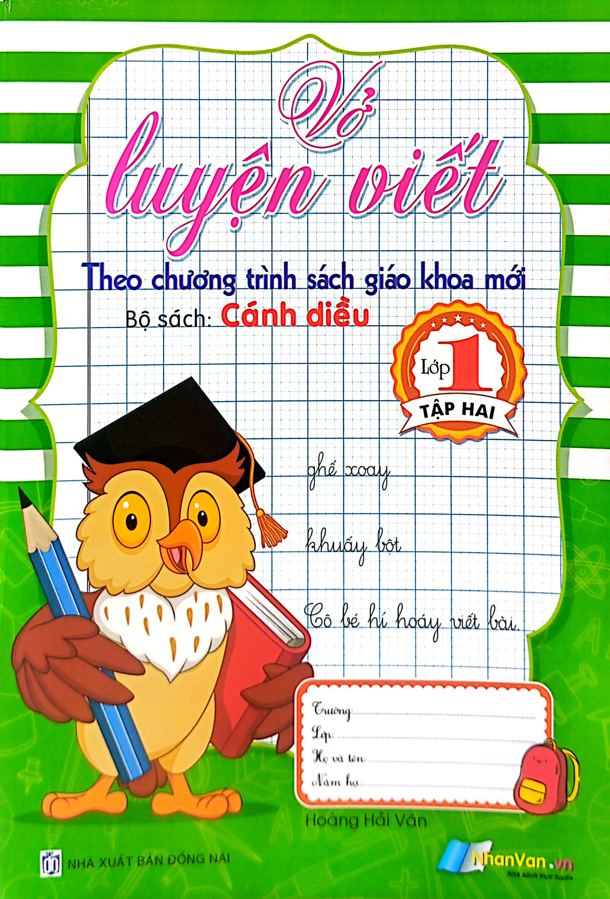 bộ vở luyện viết lớp 1 - tập 2 (bộ sách cánh diều) - Ảnh 2