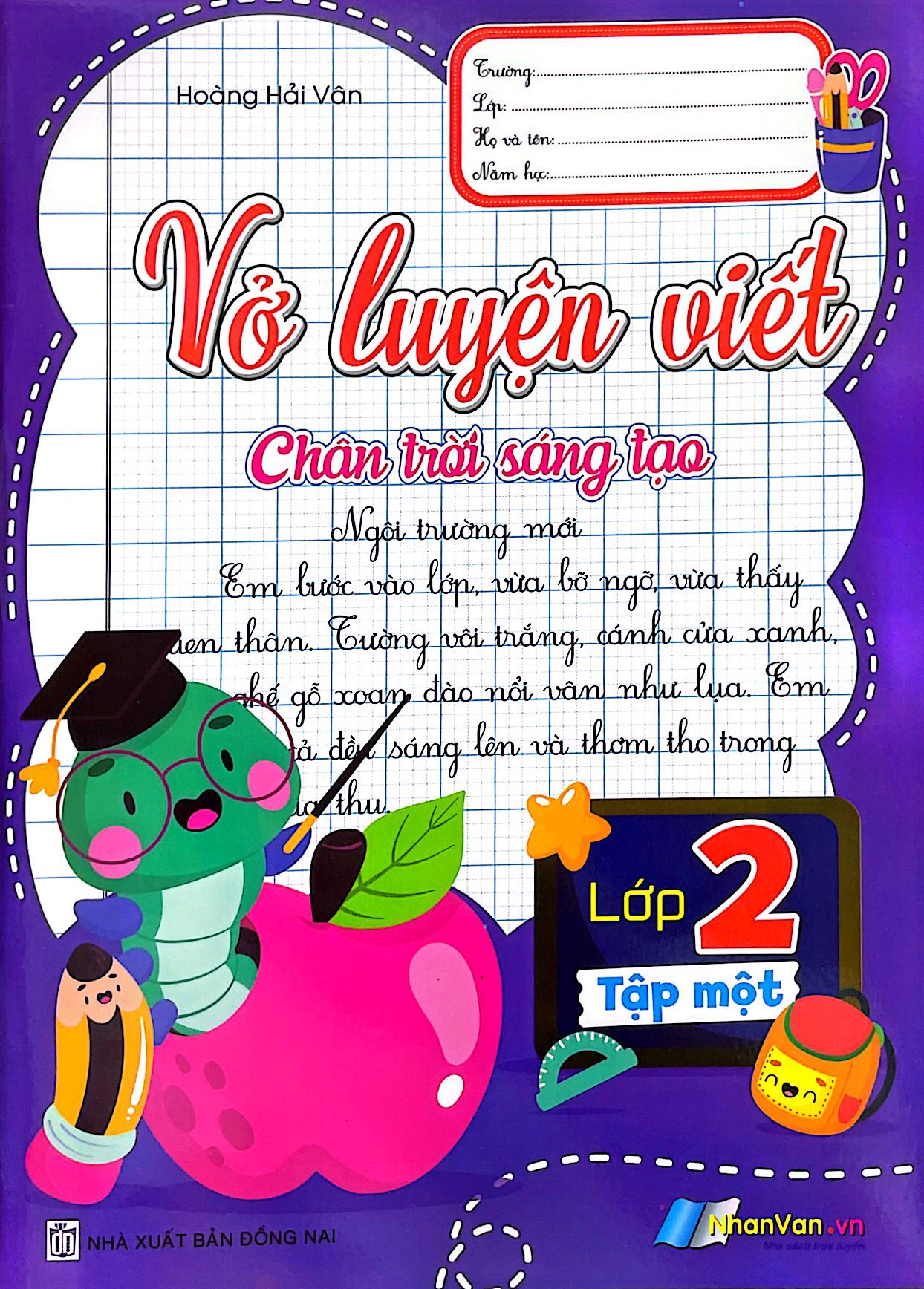 bộ vở luyện viết lớp 2 - tập 1 (chân trời sáng tạo) - Ảnh 2