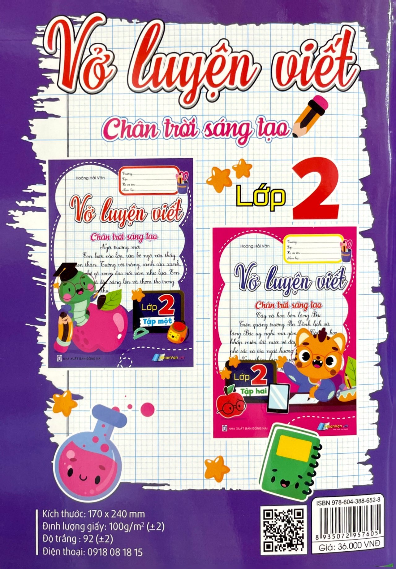 bộ vở luyện viết lớp 2 - tập 1 (chân trời sáng tạo) - Ảnh 9