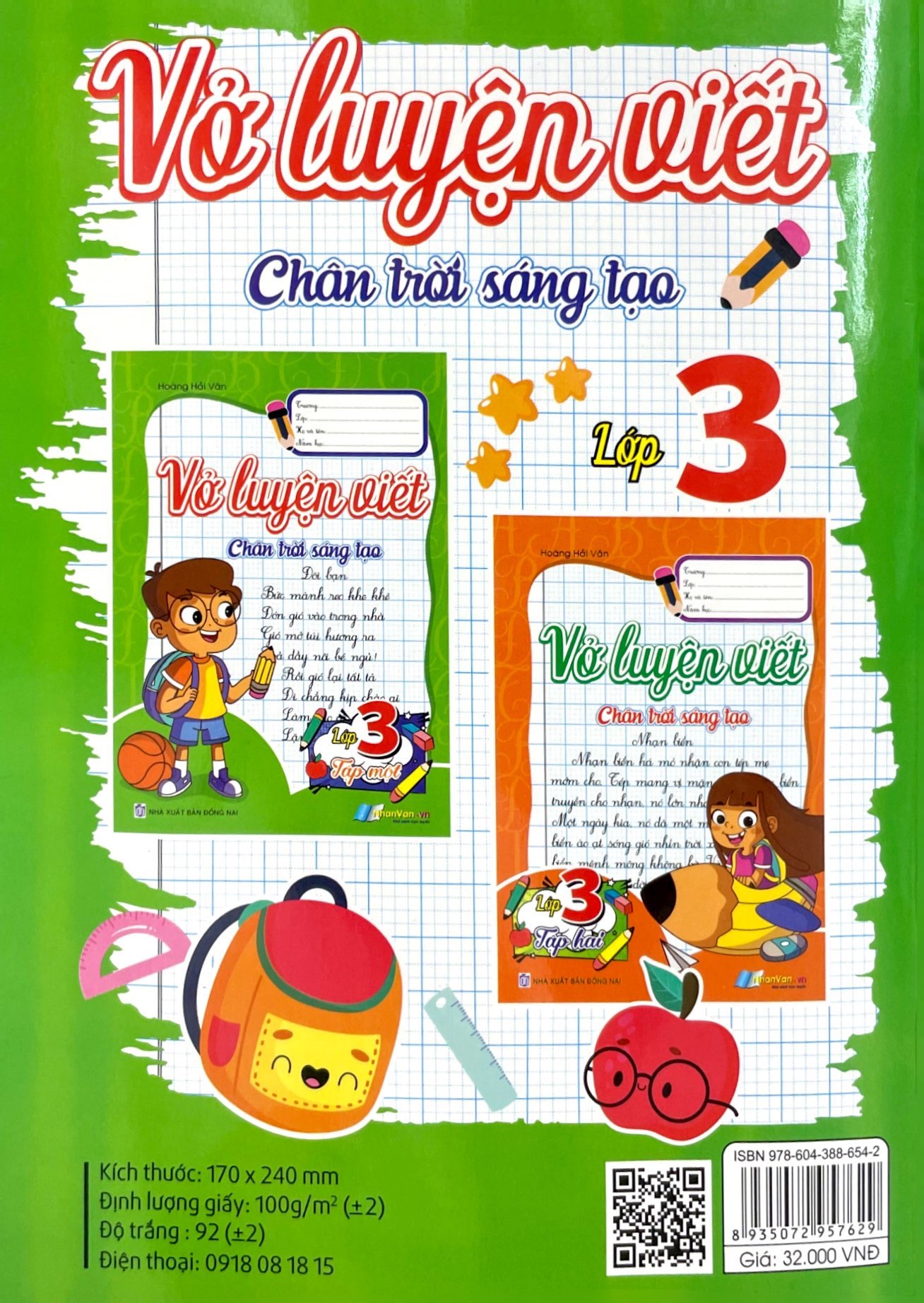 bộ vở luyện viết lớp 3 - tập 1 (chân trời sáng tạo) - Ảnh 9