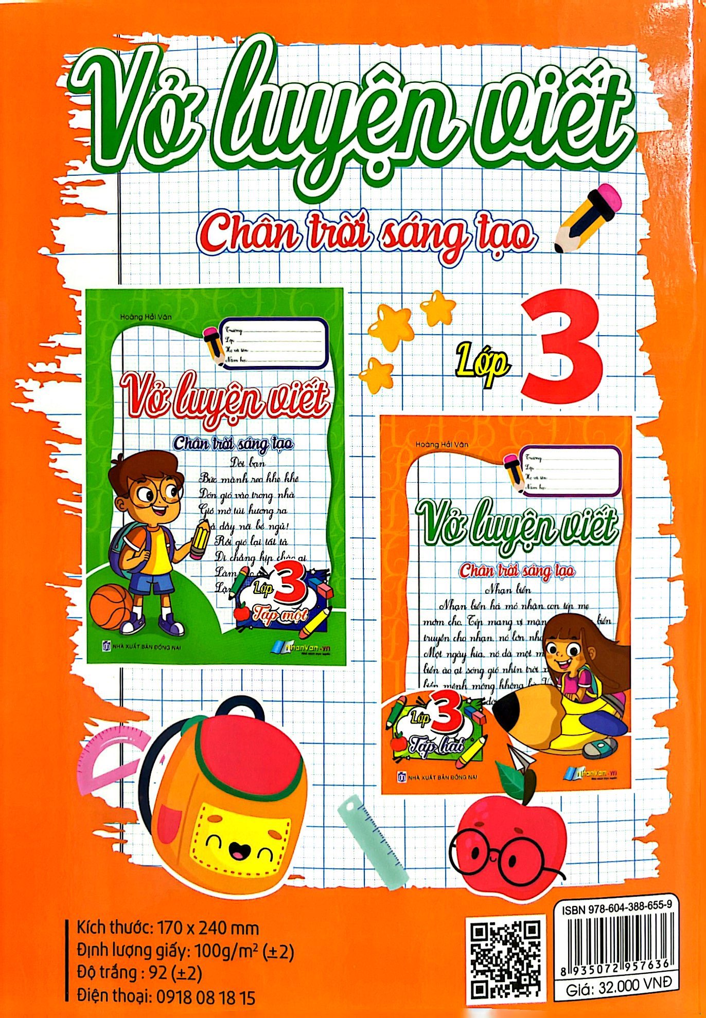 bộ vở luyện viết lớp 3 - tập 2 (chân trời sáng tạo) - Ảnh 9