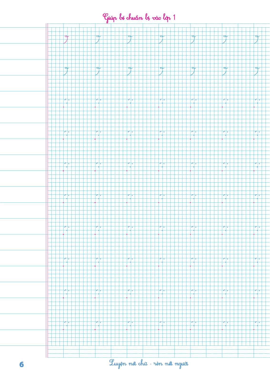 bộ vở luyện viết tập 1 (dành cho bé từ 5 - 6 tuổi) - Ảnh 7