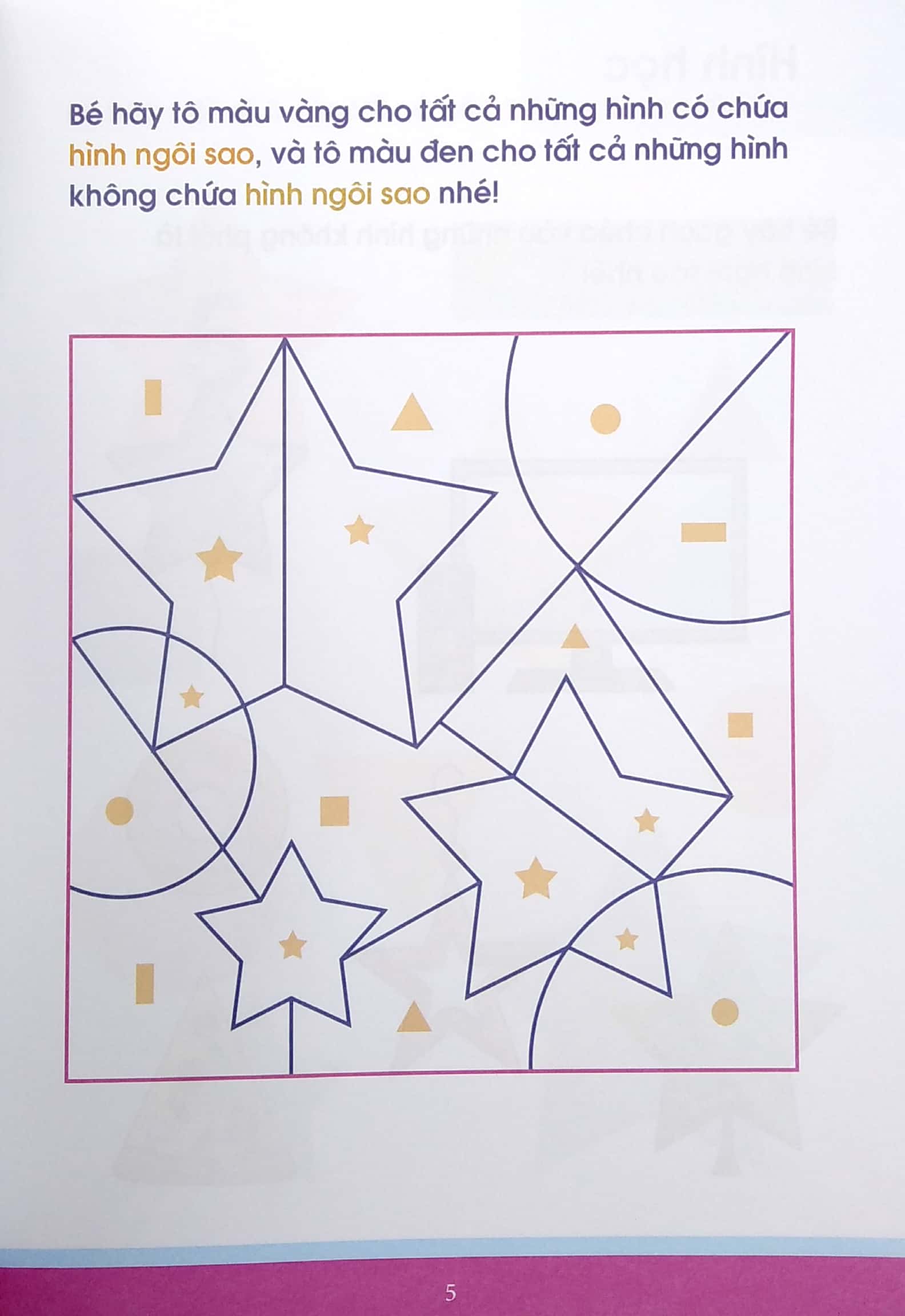 bộ vở nhận biết và tập viết 123 qua các trò chơi trí tuệ - tập 5 (từ 4-6 tuổi) (tái bản) - Ảnh 6