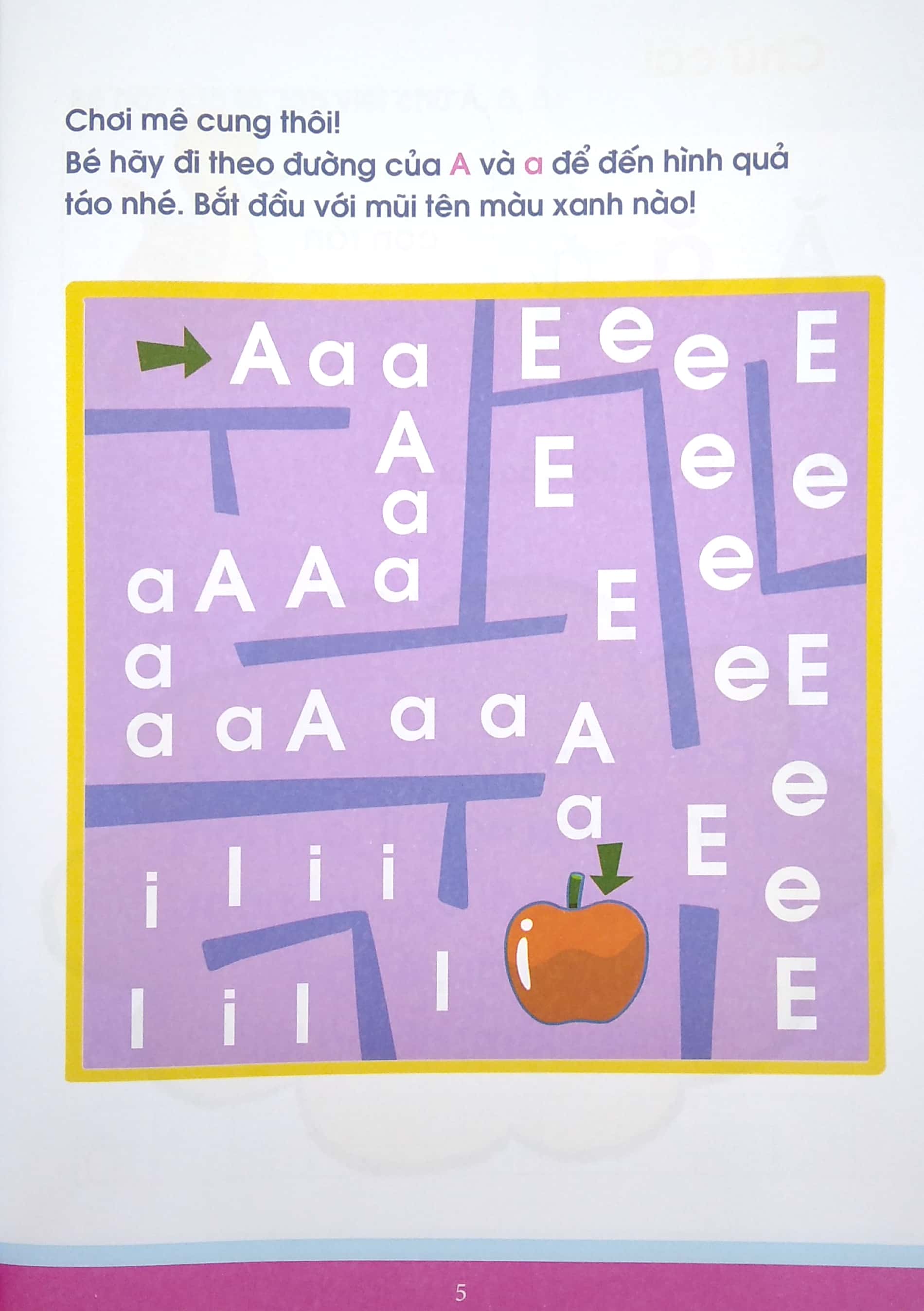 bộ vở nhận biết và tập viết abc qua các trò chơi trí tuệ - tập 1 (2021) - Ảnh 6