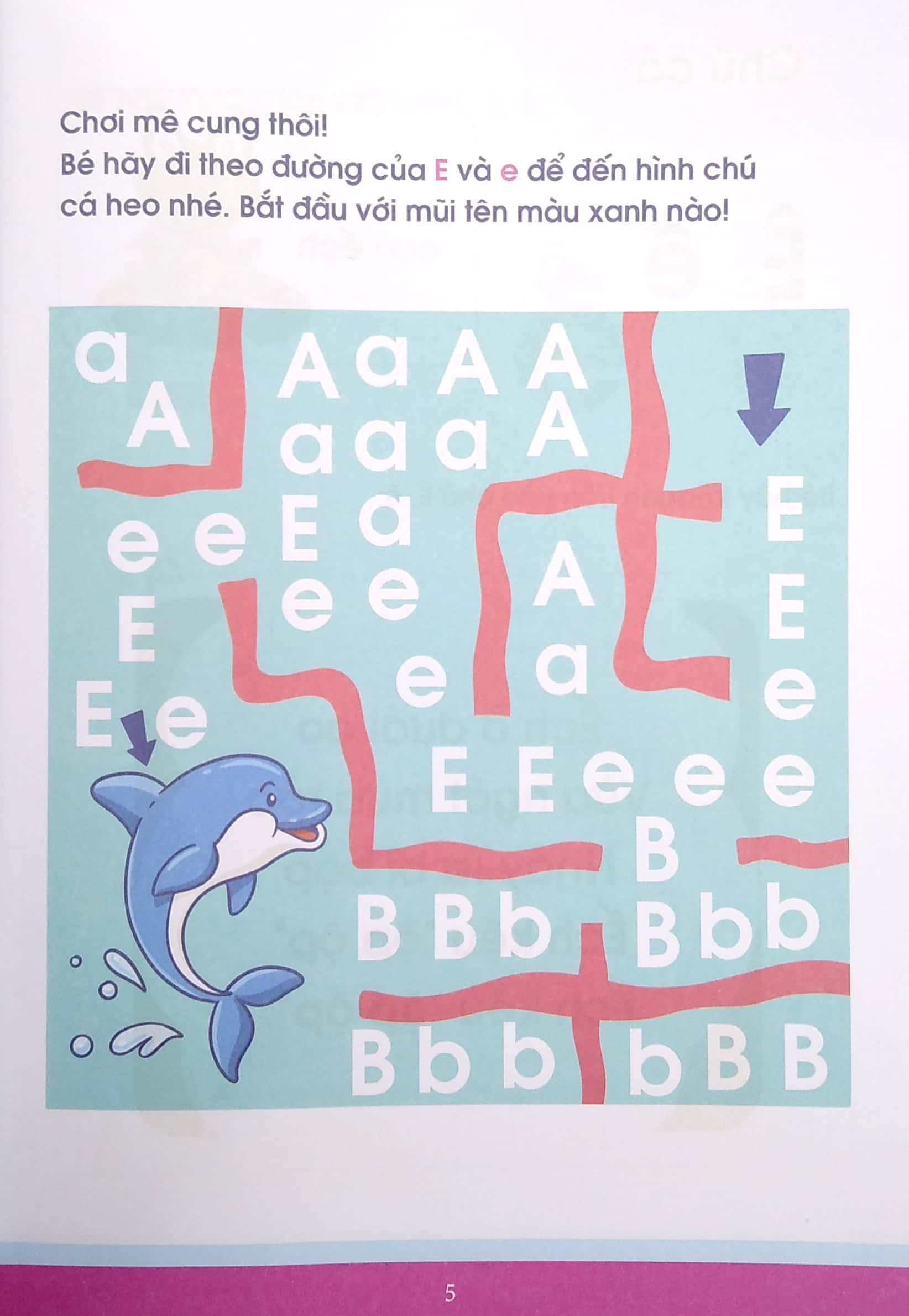bộ vở nhận biết và tập viết abc qua các trò chơi trí tuệ - tập 2 (từ 4-6 tuổi) (tái bản) - Ảnh 6