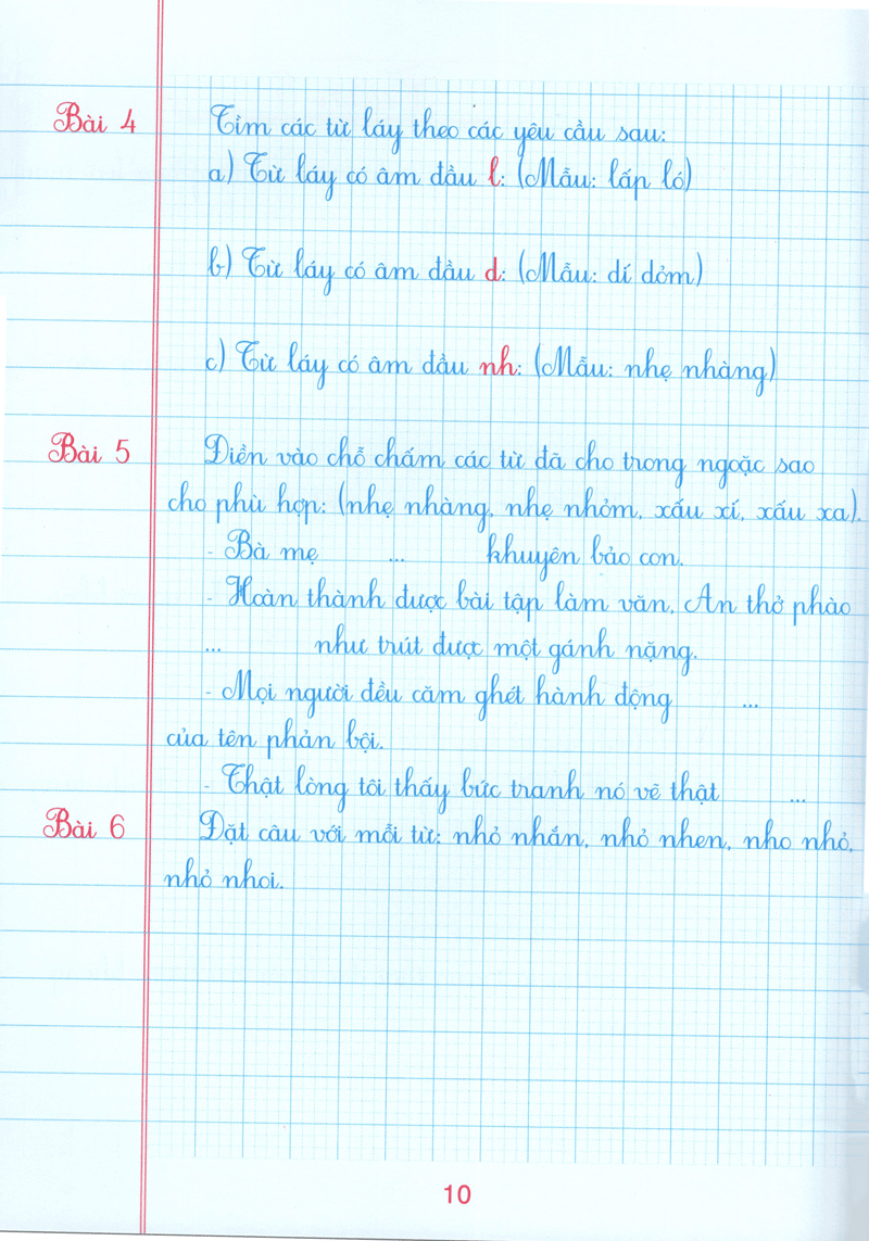bộ vở ô li bài tập thực hành tiếng việt 5 (quyển 1) - Ảnh 11