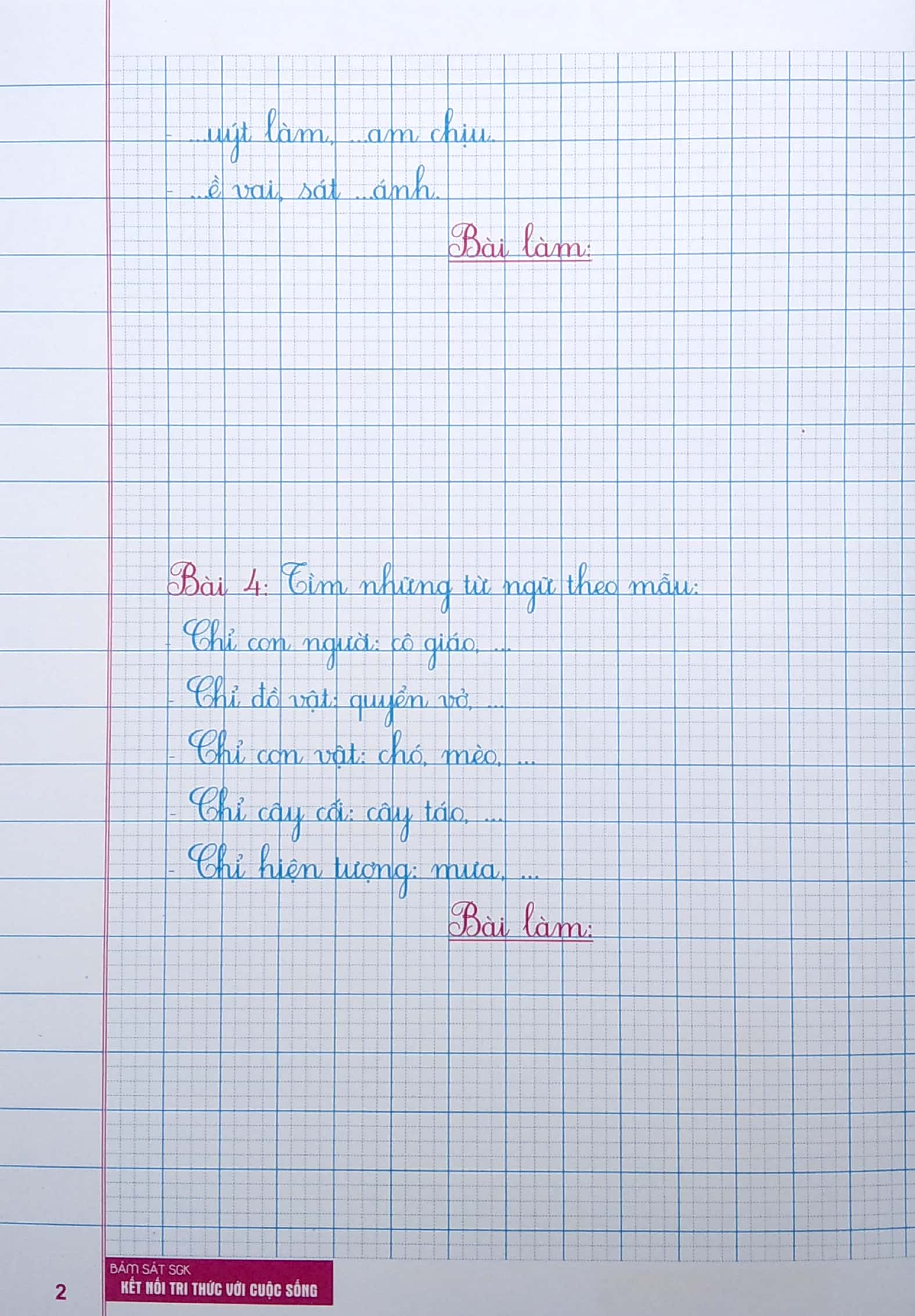 bộ vở ô li bài tập tiếng việt 3 - quyển 1 (biên soạn theo chương trình sgk "kết nối tri thức với cuộc sống") - Ảnh 4