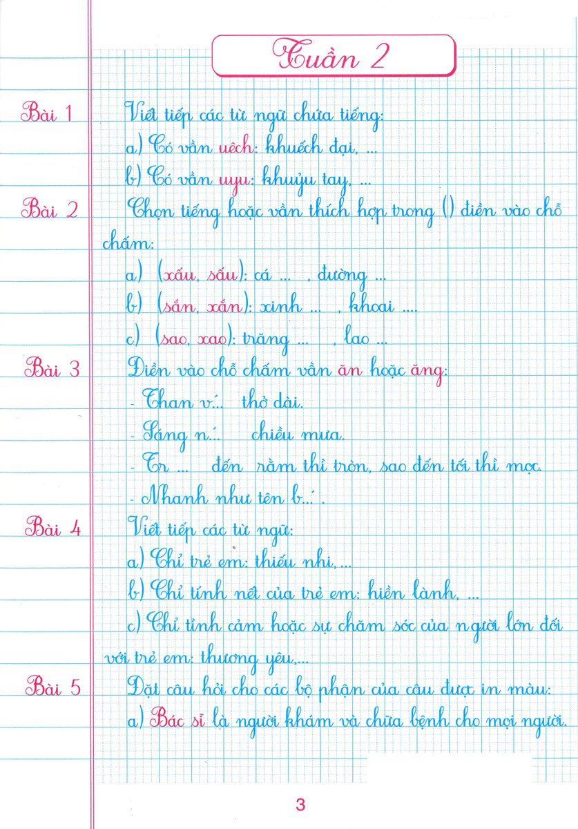 Bo
						
										
										Vo O Li Bai Tap Tieng Viet 3 - Quyen 1 (Theo Chuong Trinh Giao Duc Tieu Hoc Moi - Dung Chung Cho Cac Bo SGK Hien Hanh) - Ảnh 5