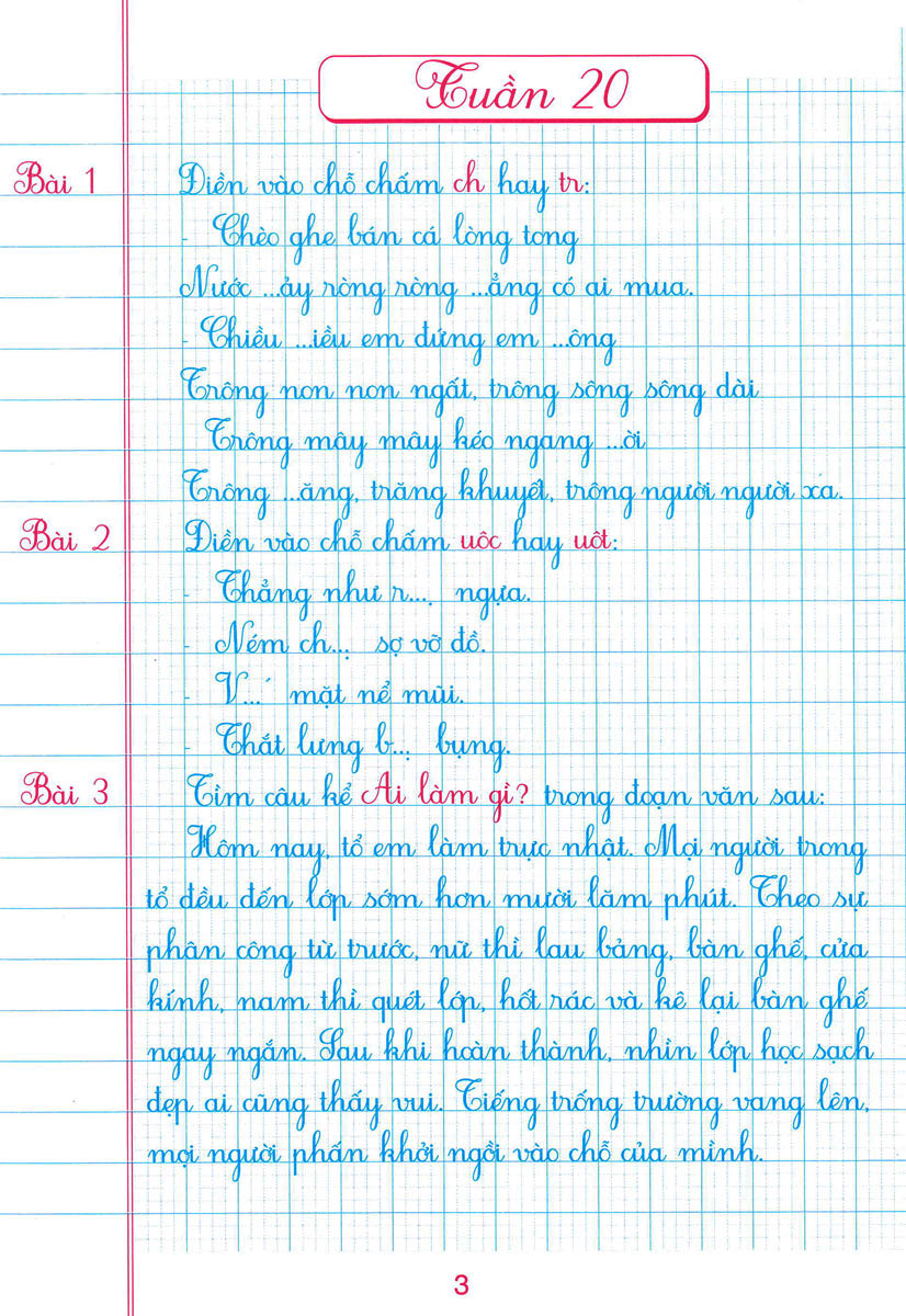 bộ vở ô li bài tập tiếng việt 4 - quyển 2 (dùng chung cho các bộ sgk hiện hành) - Ảnh 4