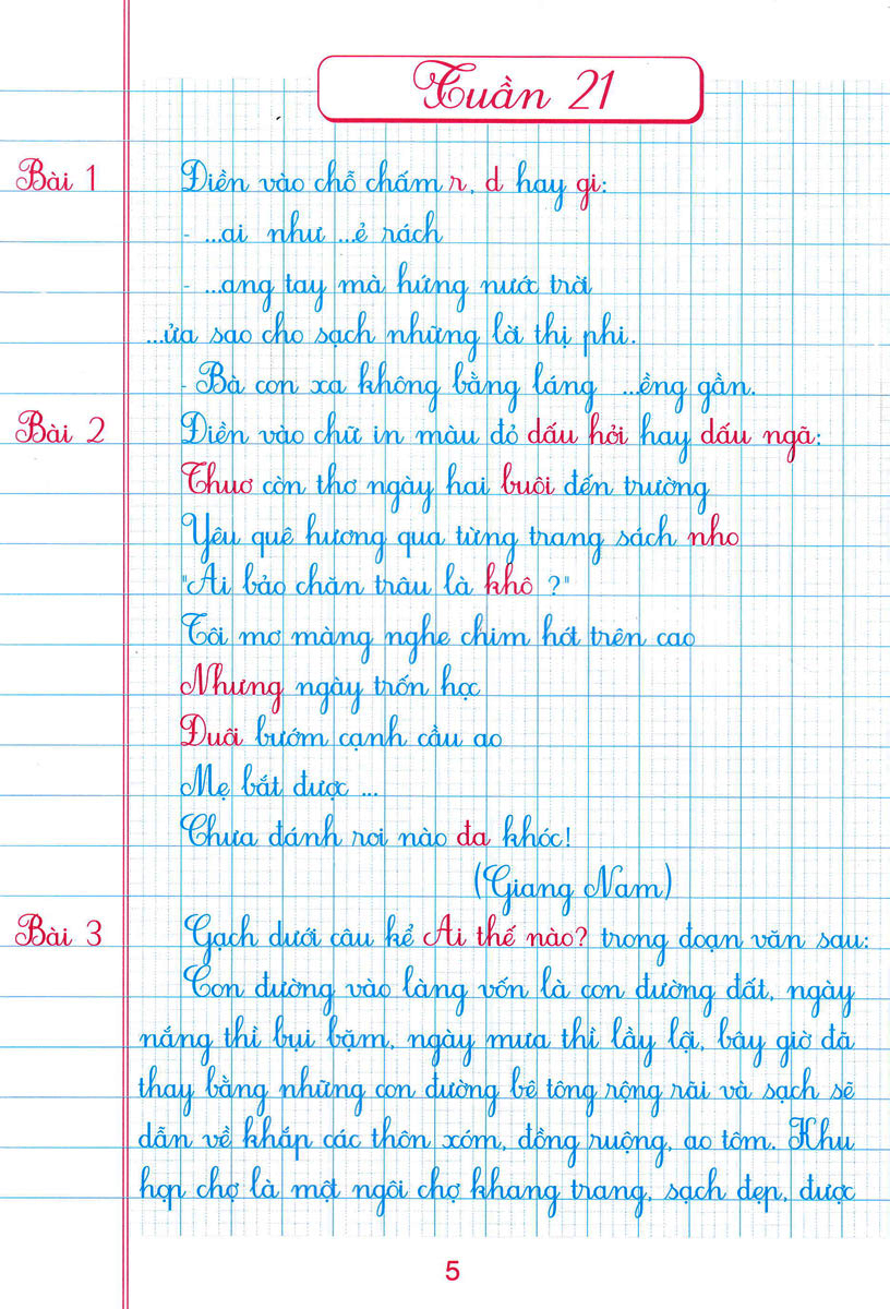 bộ vở ô li bài tập tiếng việt 4 - quyển 2 (dùng chung cho các bộ sgk hiện hành) - Ảnh 6