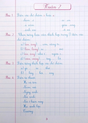 bộ vở ô li bài tập tiếng việt lớp 2 - quyển 1 (theo chương trình giáo dục phổ thông mới) - Ảnh 5