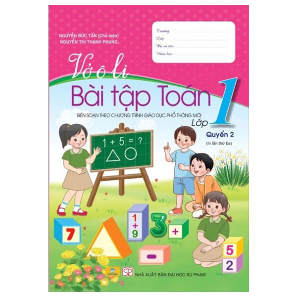 Bộ Vở Ô Li Bài Tập Toán 1 Quyển 2